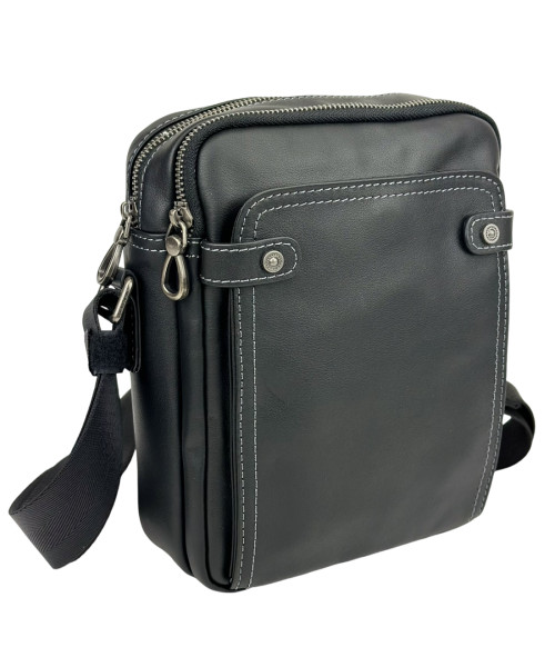 Сумка через плече чоловіча шкіряна Tiding Bag 8911A