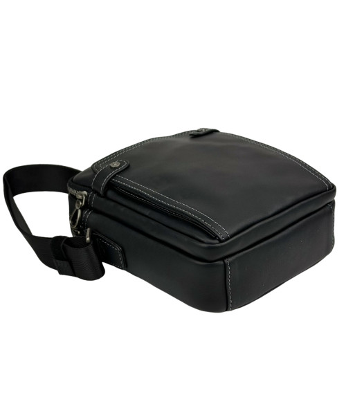 Сумка через плече чоловіча шкіряна Tiding Bag 8911A