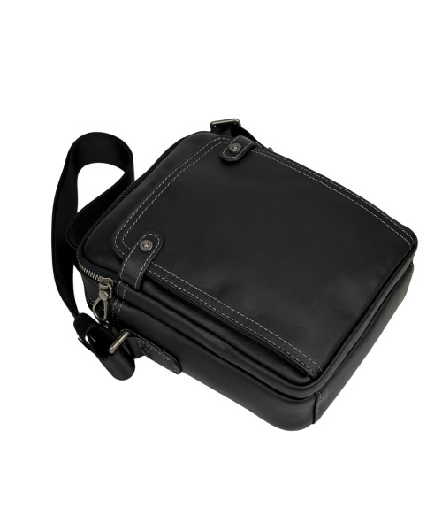 Сумка через плече чоловіча шкіряна Tiding Bag 8911A