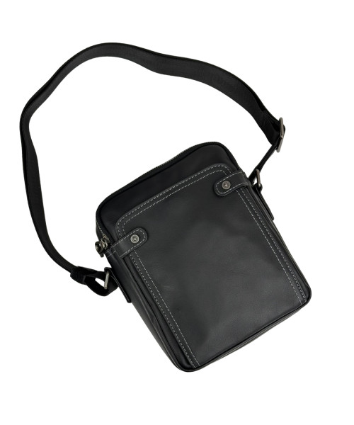 Сумка через плече чоловіча шкіряна Tiding Bag 8911A