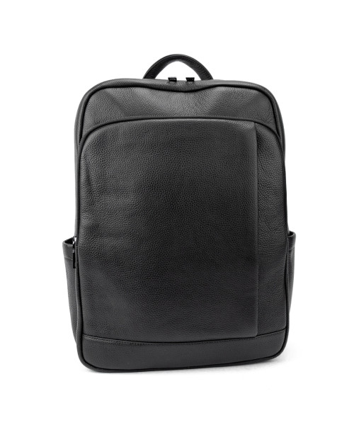 Шкіряний чорний рюкзак Tiding Bag A25F-8528-3A