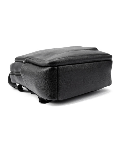 Шкіряний чорний рюкзак Tiding Bag A25F-8528-3A