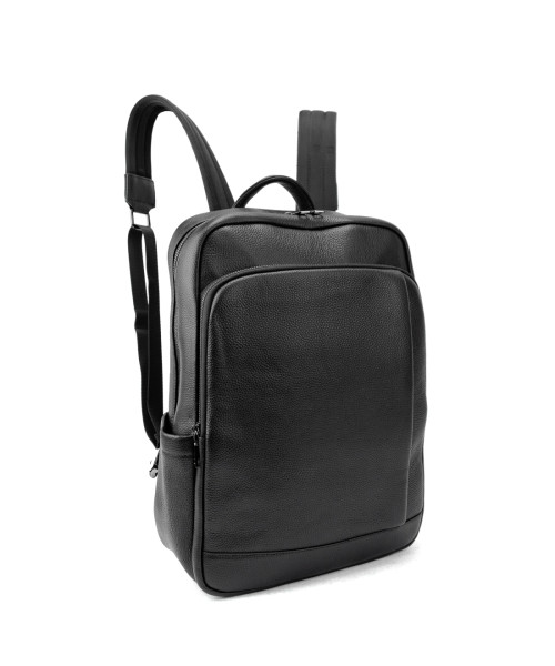 Шкіряний чорний рюкзак Tiding Bag A25F-8528-3A