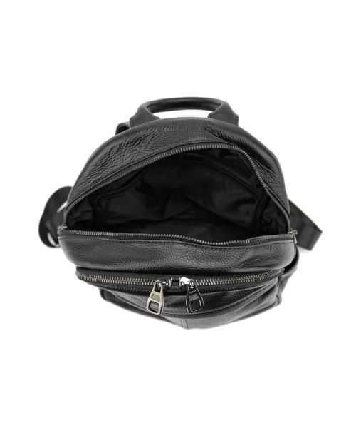 Шкіряний жіночий чорний рюкзак Olivia Leather F-FL-NWBP27-1138A