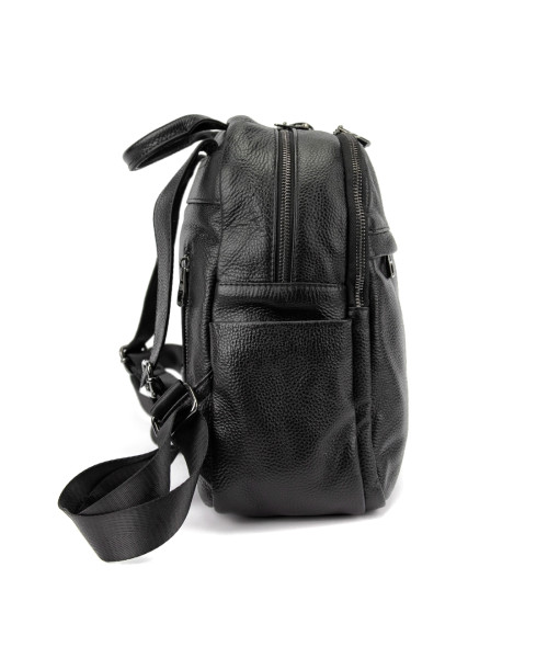 Шкіряний жіночий чорний рюкзак Olivia Leather F-FL-NWBP27-1138A