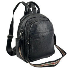 Шкіряний жіночий чорний рюкзак Olivia Leather F-FL-NWBP27-8061A