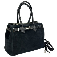 Suede classic women's bag Firenze Italy F-IT-8600A