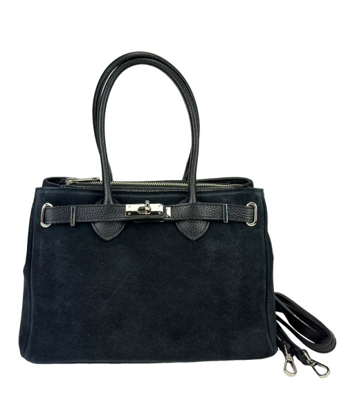 Suede classic women's bag Firenze Italy F-IT-8600A