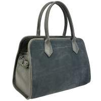 Suede classic women's bag Firenze Italy F-IT-8666G