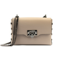 Women's leather bag with chain Firenze Italy F-IT-9812T