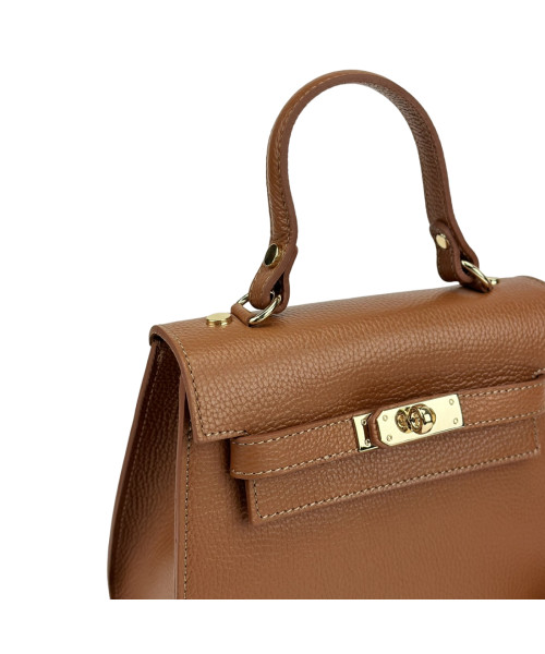 Невелика класична шкіряна сумочка Firenze Italy F-IT-9866C