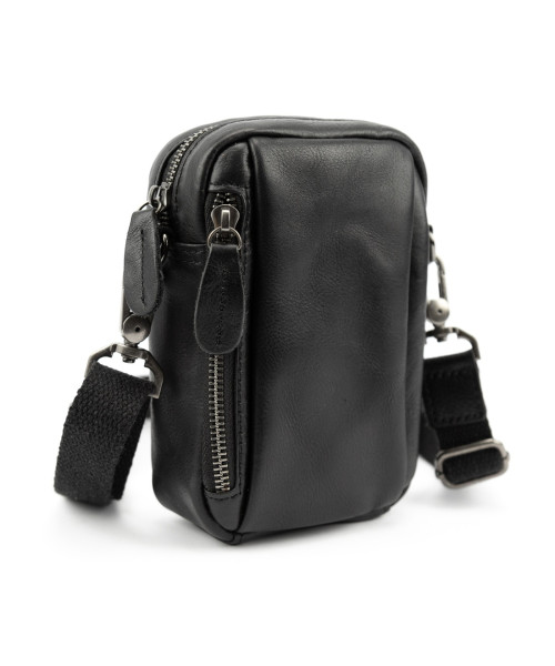 Міні-сумка через плече шкіряна чоловіча Tiding Bag M39-6072A
