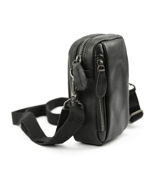 Міні-сумка через плече шкіряна чоловіча Tiding Bag M39-6072A