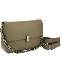 UnaBorsetta Soft Leather Crossbody With Zipper Flap NW11-6829T