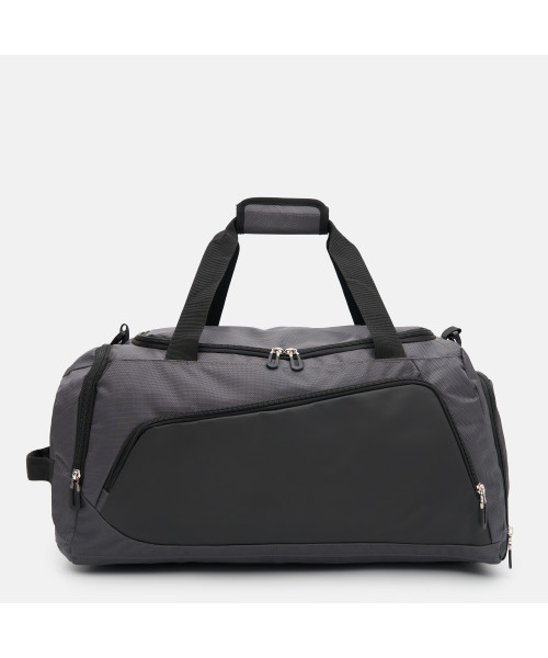 Дорожня сумка сіра текстильна Confident TB8-T17G