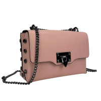 Women's leather bag with chain Firenze Italy F-IT-9812P