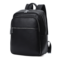 Men's leather backpack with two compartments Tiding Bag FL-N2-0201A