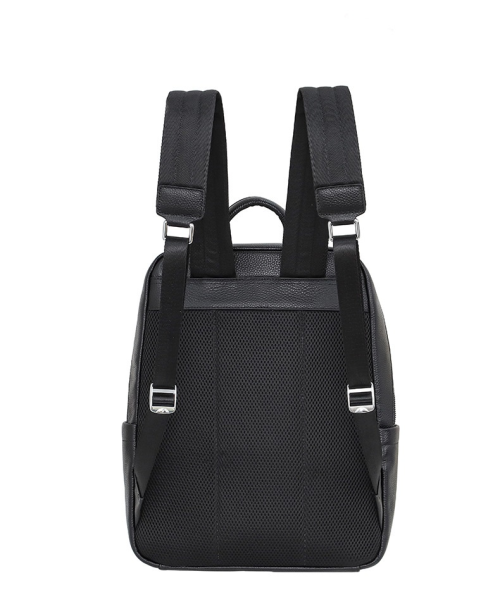 Мужской кожаный рюкзак на два отдела Tiding Bag FL-N2-0201A