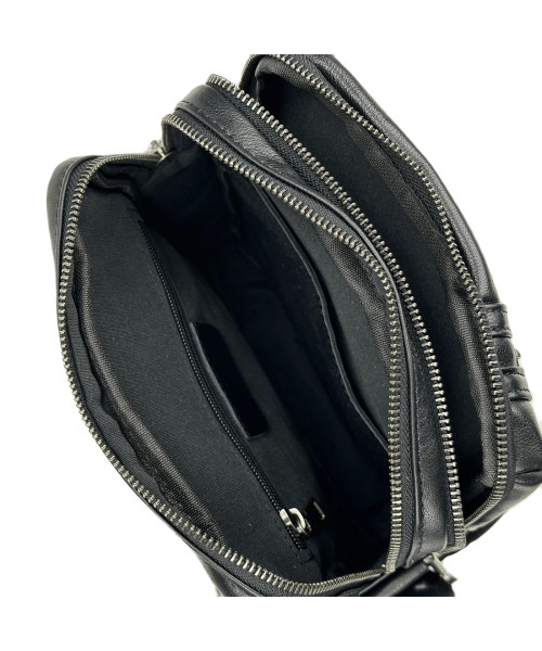 Чоловічий чорний месенджер Tiding Bag S-JMD10-8153A