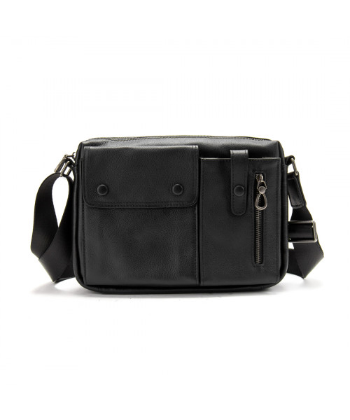 Шкіряна сумка через плече горизонтальна Tiding Bag 1628A