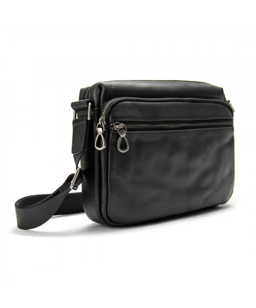 Шкіряна сумка через плече горизонтальна Tiding Bag 1628A