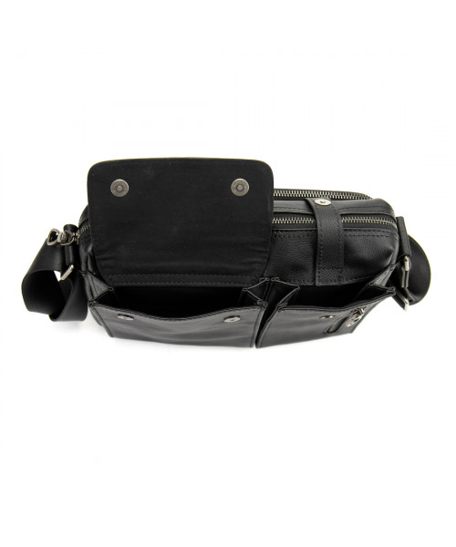 Шкіряна сумка через плече горизонтальна Tiding Bag 1628A