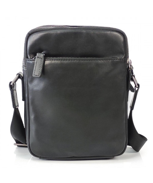 Men's black leather bag Tiding Bag 168A