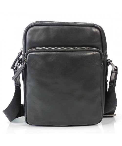 Men's black leather bag Tiding Bag 168A