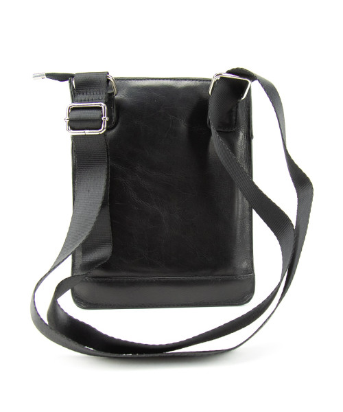 Slim leather vertical messenger Tavinchi S-TV-4142A