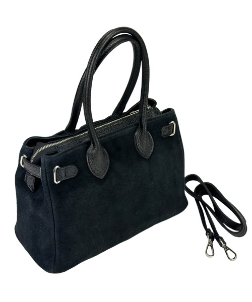 Suede classic women's bag Firenze Italy F-IT-8600A