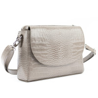 Компактна жіноча шкіряна сумочка Firenze Italy F-IT-9804BCR