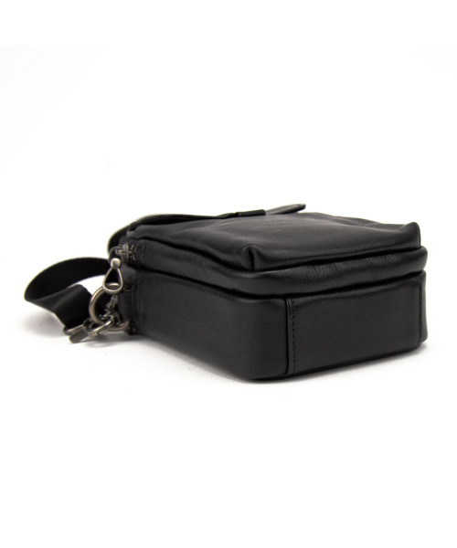 Чоловіча міні-сумка через плече шкіряна Tiding Bag 8899A