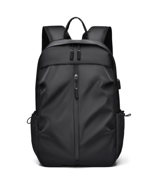 Місткий текстильний чорний рюкзак Confident ANT02-8395A