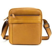 Tavinchi R-9885C brown leather shoulder bag