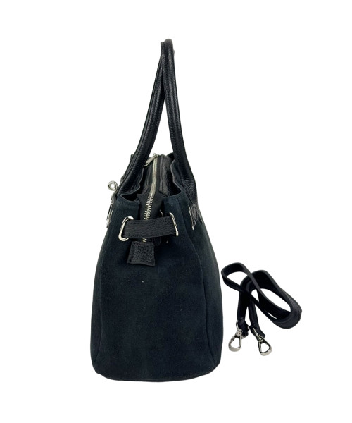 Suede classic women's bag Firenze Italy F-IT-8600A
