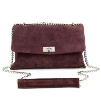 Crossbody suede on a chain Firenze Italy F-IT-8545BO