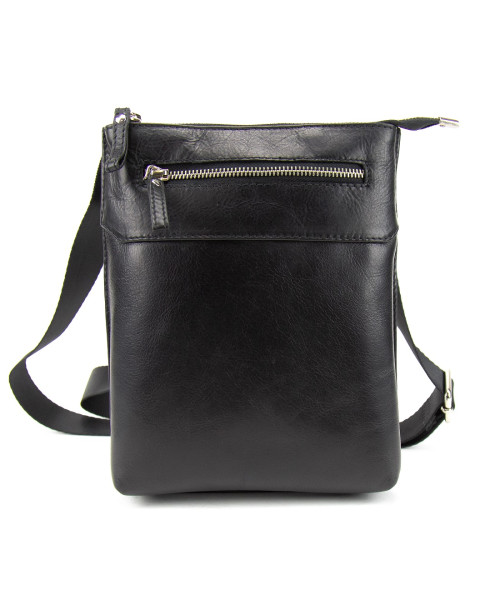 Slim leather vertical messenger Tavinchi S-TV-4142A