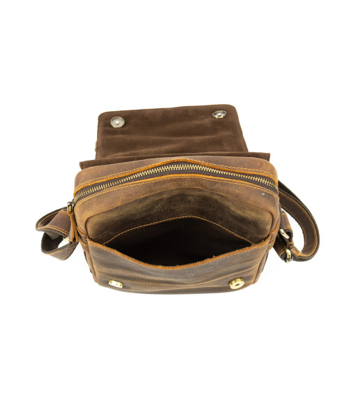 Місткий чоловічий месенджер з клапаном Tiding Bag M39-001DB
