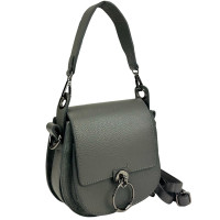 Crossbody small leather combination of leather and suede Firenze Italy F-IT-9887G-D