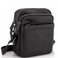 Чоловіча сумка через плече чорна Tiding Bag 6027A