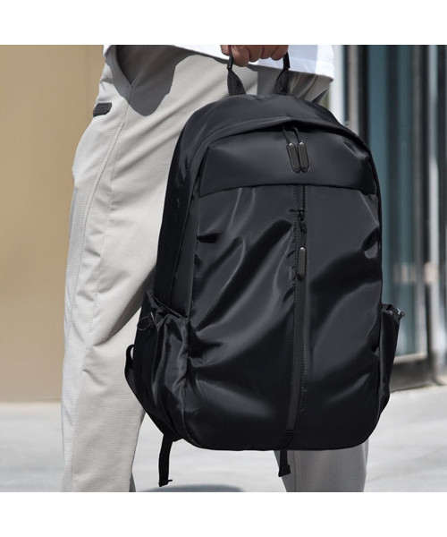 Місткий текстильний чорний рюкзак Confident ANT02-8395A