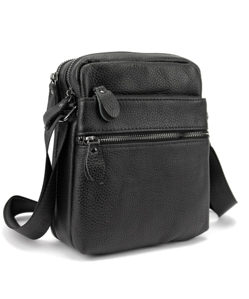 Чоловіча шкіряна сумка через плече Tiding Bag M56-2008A