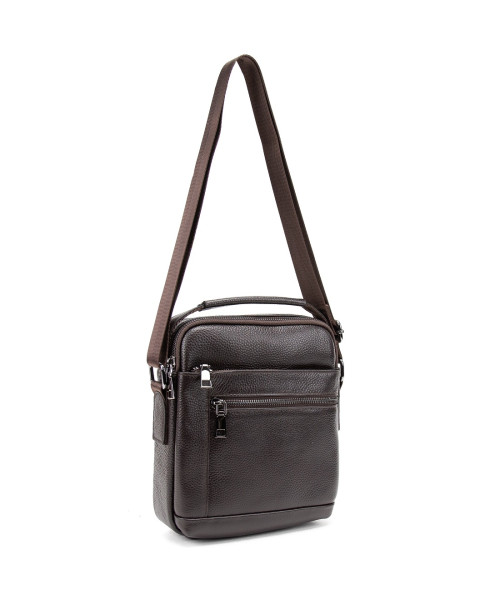 Чоловіча шкіряна сумка месенджер Tiding Bag A25F-2217DB