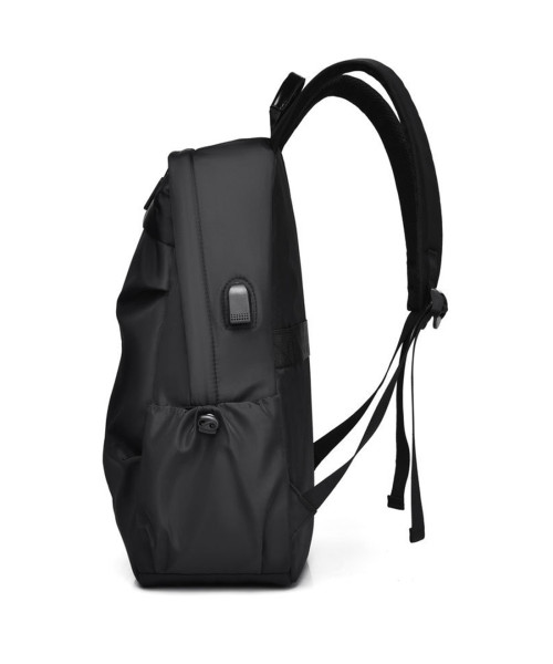 Місткий текстильний чорний рюкзак Confident ANT02-8395A