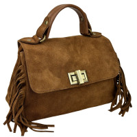 Firenze Italy Fringe Suede Crossbody F-IT-7858C