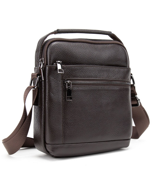 Чоловіча шкіряна сумка месенджер Tiding Bag A25F-2217DB