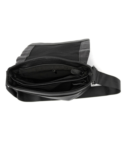 Чоловіча шкіряна сумка через плече з клапаном Tiding Bag M56-3568A