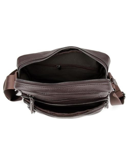 Чоловіча шкіряна сумка через плече Tiding Bag M56-9981C