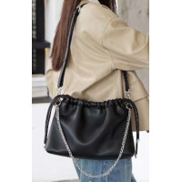 UnaBorsetta NW11-6851A drawstring leather cross body
