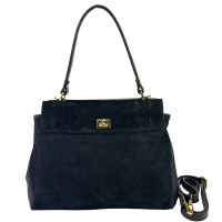 Classic suede shoulder bag Firenze Italy F-IT-888A